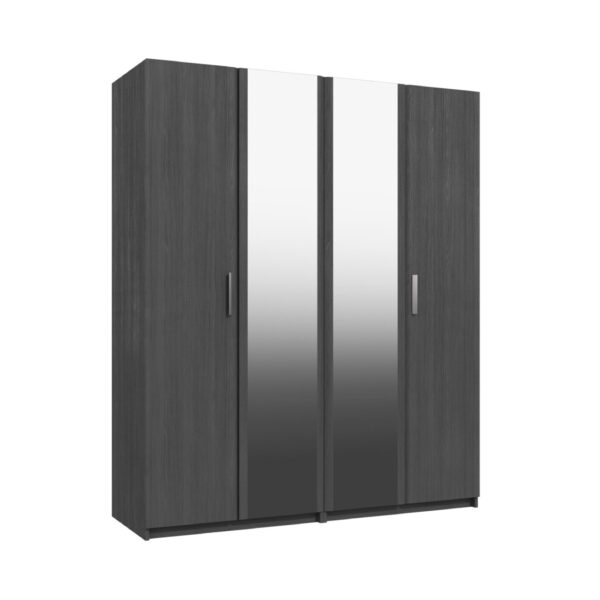 One-Call Waterfall Range 4 door robe with 2 mirrors