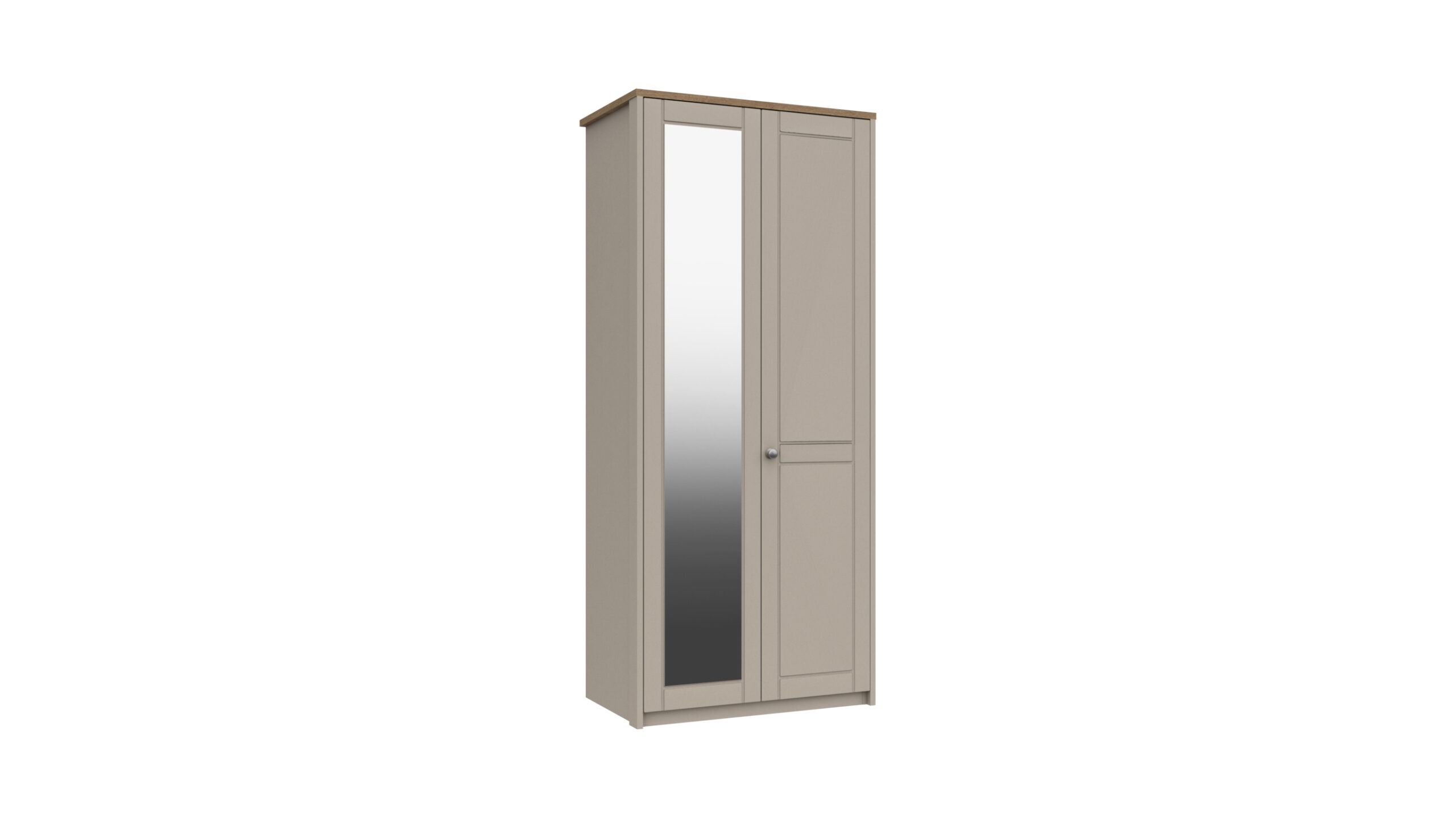 Mirror Rob Top One-Call Skye 2 door robe with mirror - Furniture Plus