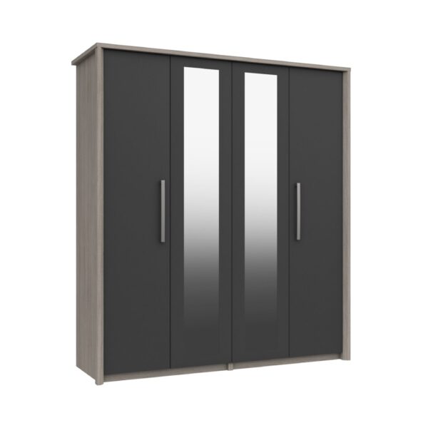 Arundel 4 door robe with 2 mirrors