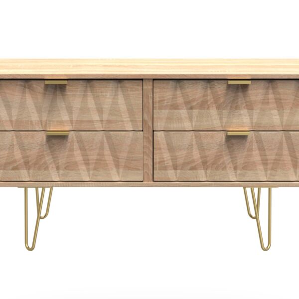 Diamond 4 Drawer Bed Box - Bardolino Front (Carcass Colour choice)