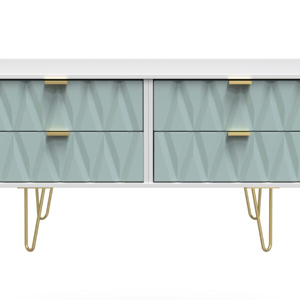 Diamond 4 Drawer Bed Box - Duck Front (Carcass Colour choice)