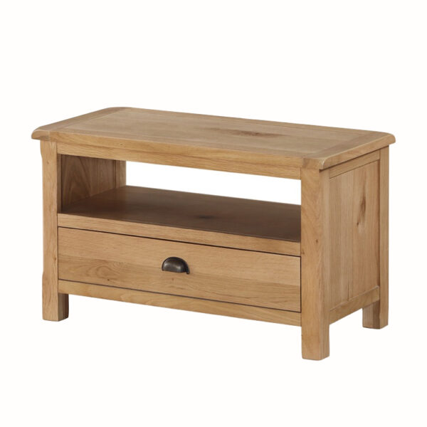 York Oak Small TV Unit