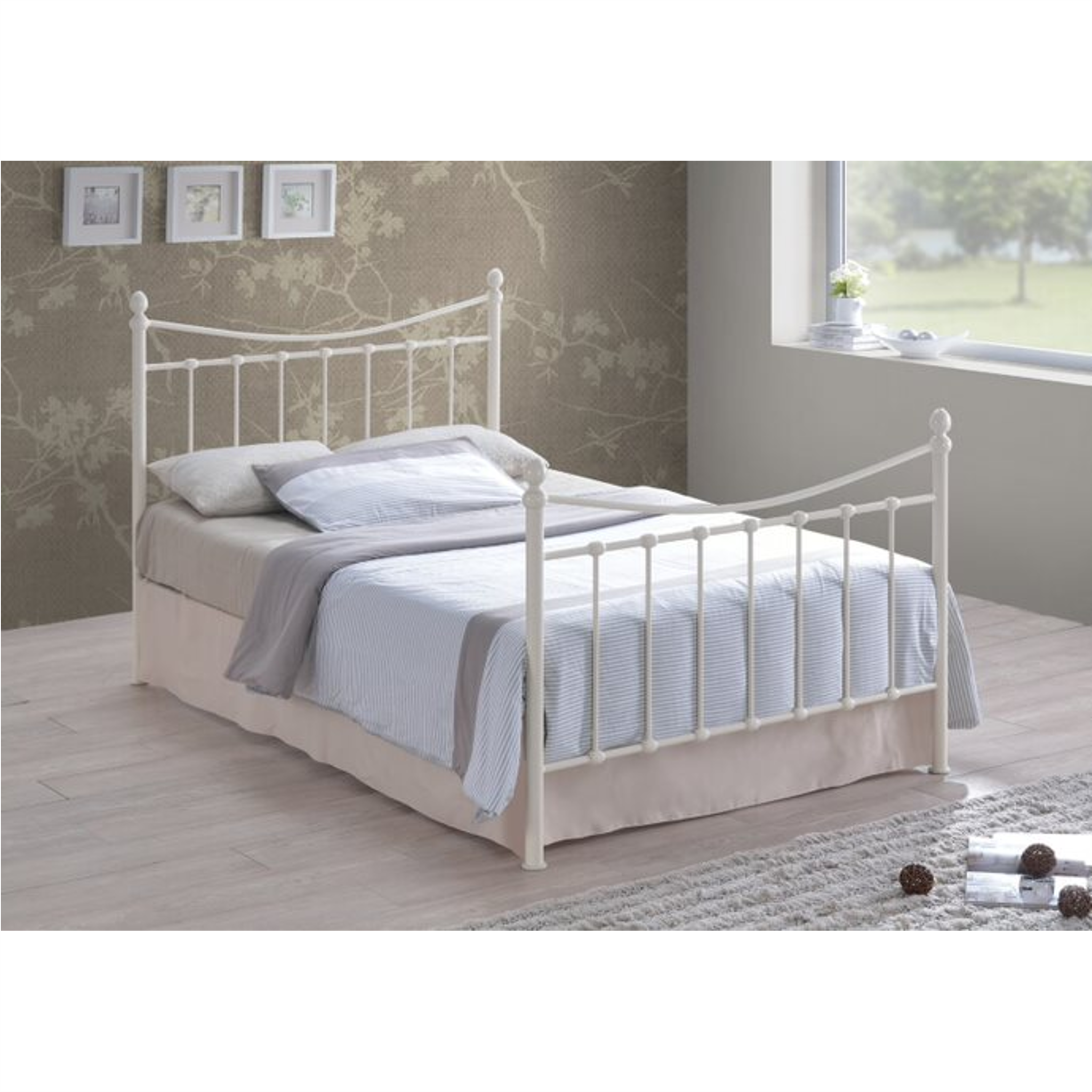 Ivory Bed Alderley Ivory Bed Frame - Furniture Plus
