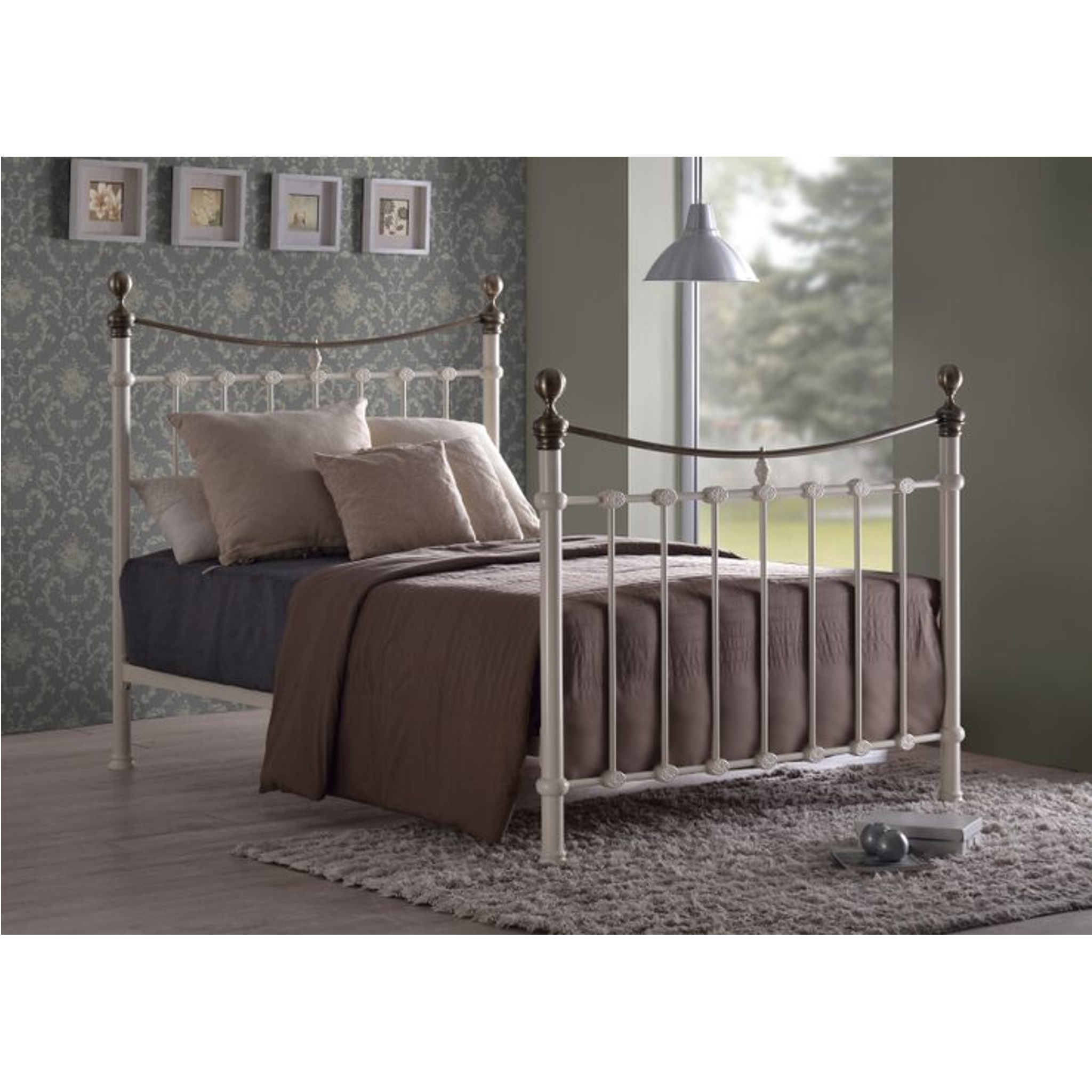 Ivory Bed Elizabeth Ivory Bed Frame - Furniture Plus