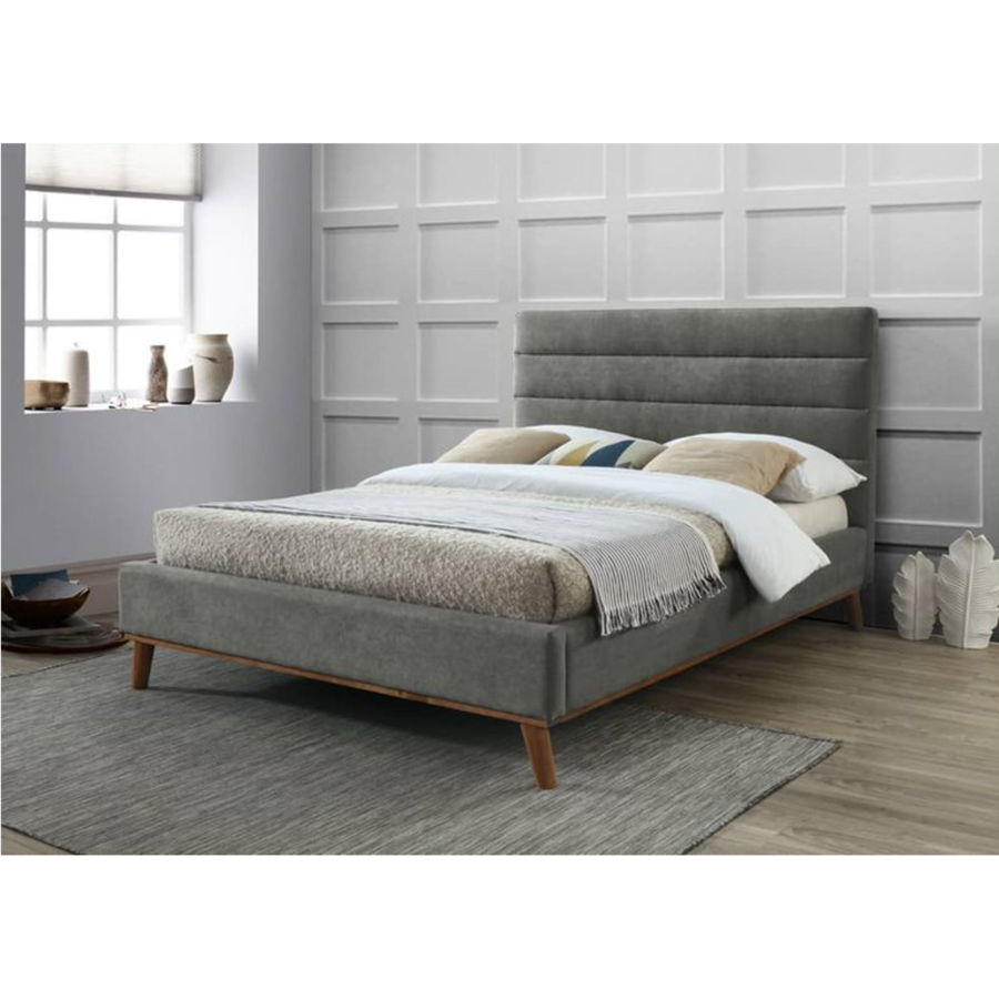 Mayfair Light Grey Bed Frame - Furniture Plus