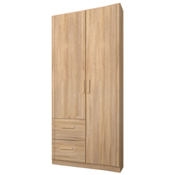 Rauch Rivera Double Hinged With Drawers Wardrobe