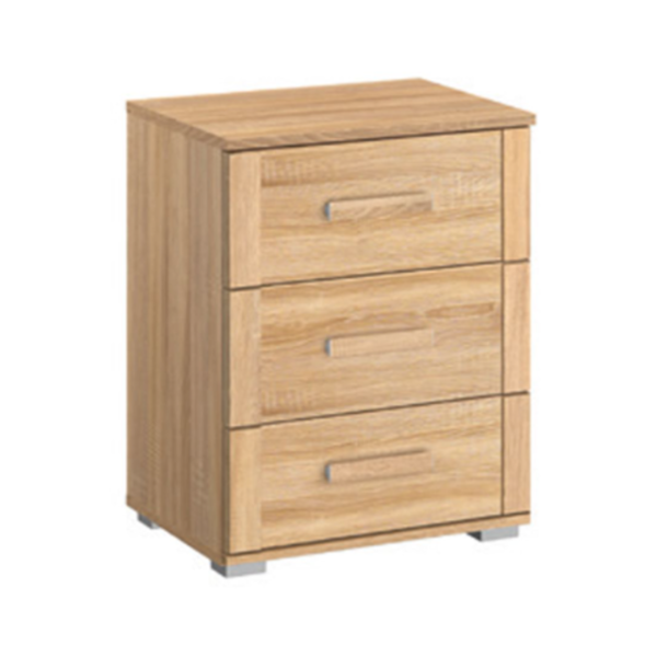 Rauch Rivera 3 drawer bedside table
