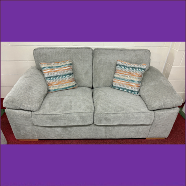 Dexter 2 Seater sofa in Rich Mink Fabric