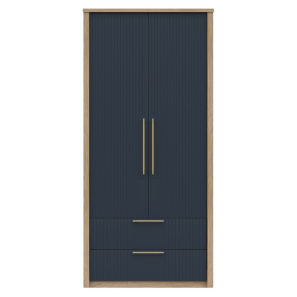 Castleton Blue 2 door combi robe