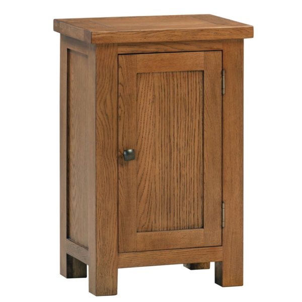 Dersingham Rustic Oak 1 Door Cabinet