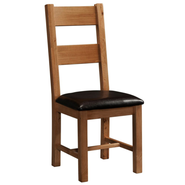 Dersingham Rustic Oak Ladder Back Chair