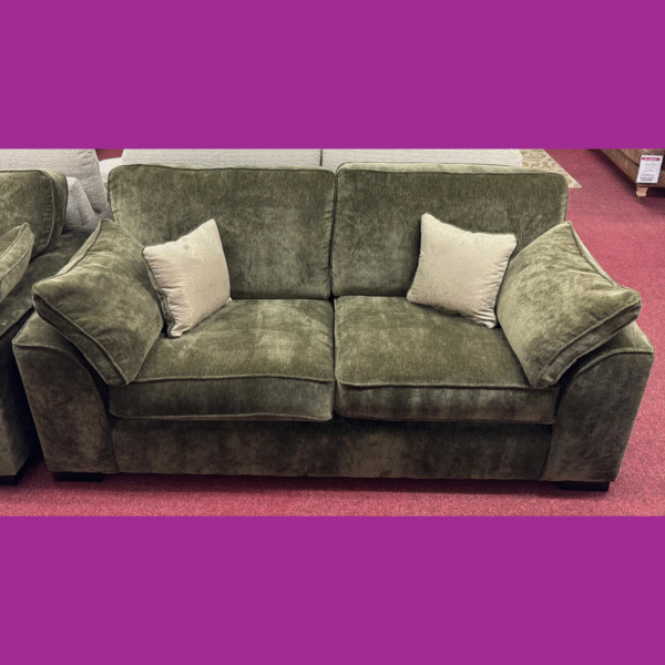 Flynn 3 seater Sofa in Derwent Olive Fabric
