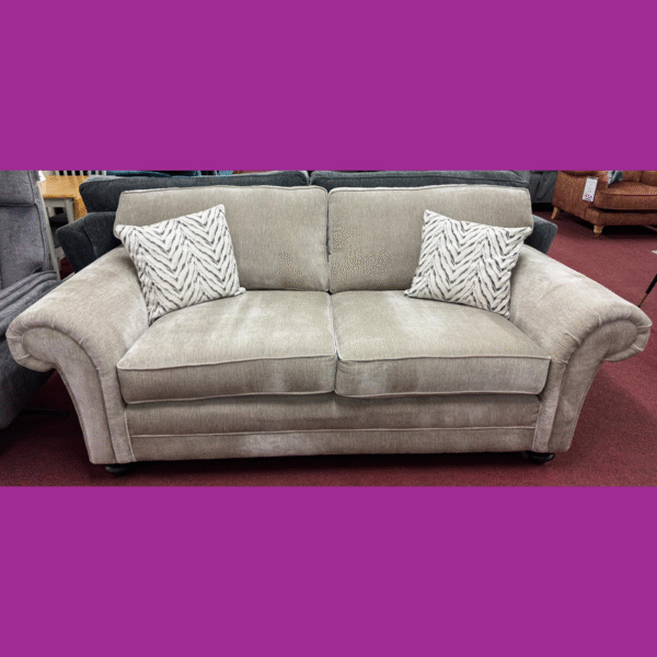 Cotswold 3 Seater Sofa in Derwent Truffle Fabric