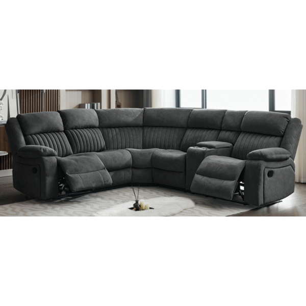 Morgan Manual Reclining Corner Sofa Iron